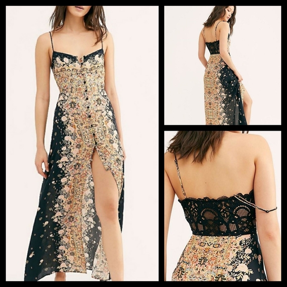 Free People Morning Song Printed Maxi 